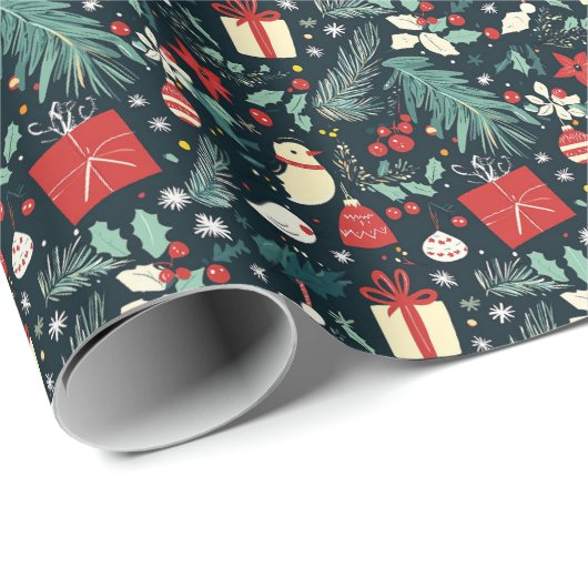kerstpapier cadeaupapier (Rol Hoek)