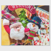 kerstpapier cadeaupapier (Vlak)