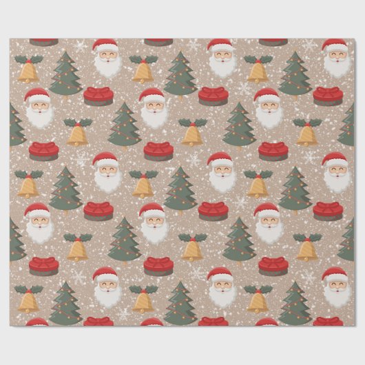 kerstpapier cadeaupapier (Vlak)