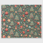 kerstpapier cadeaupapier (Vlak)