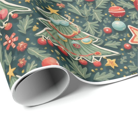 kerstpapier cadeaupapier (Rol Hoek)