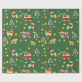 kerstpapier cadeaupapier (Vlak)