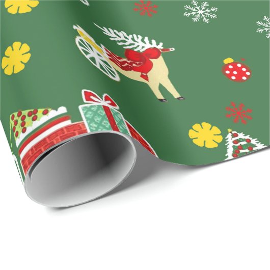 kerstpapier cadeaupapier (Rol Hoek)