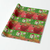 kerstpapier cadeaupapier (Uitgerold)
