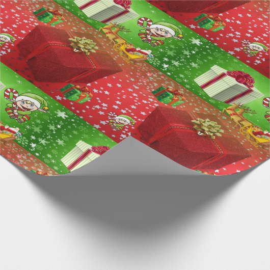 kerstpapier cadeaupapier (Hoek)