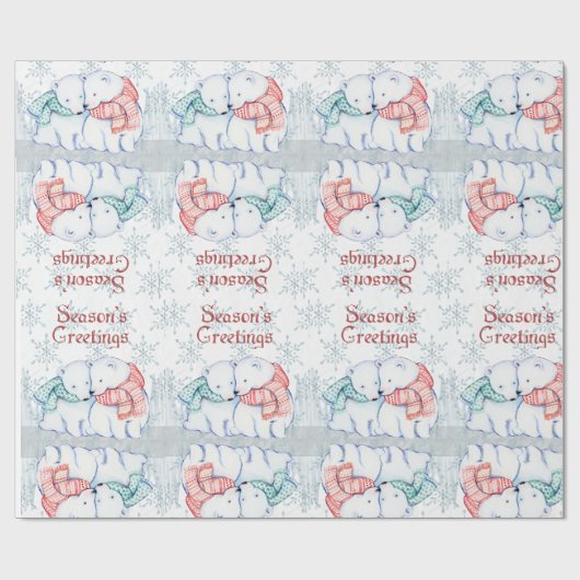 kerstpapier cadeaupapier (Vlak)