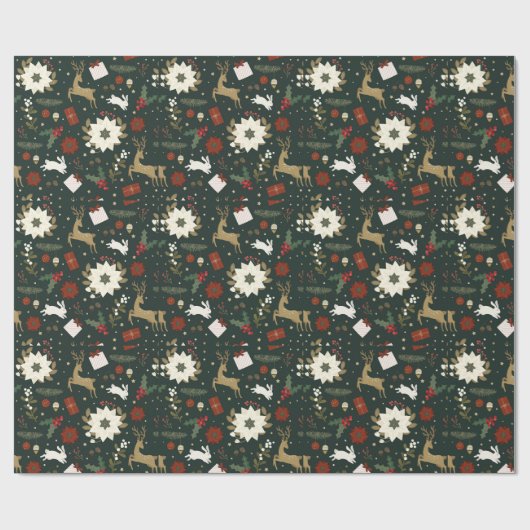 kerstpapier cadeaupapier (Vlak)