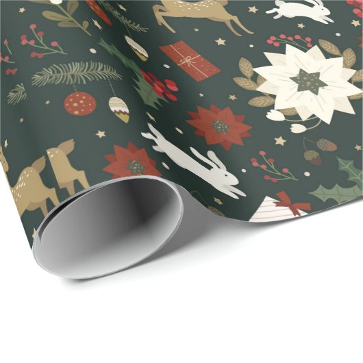 kerstpapier cadeaupapier (Rol Hoek)