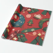 kerstpapier cadeaupapier (Uitgerold)