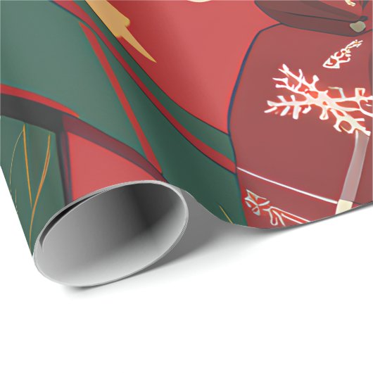 kerstpapier cadeaupapier (Rol Hoek)