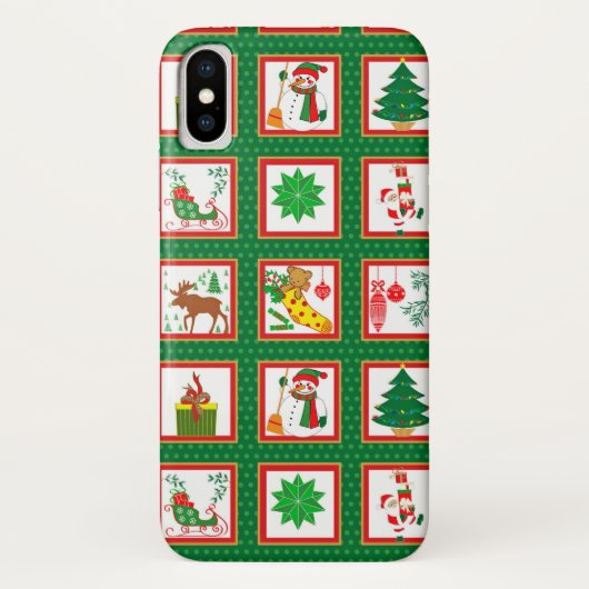 kerstpapier Case-Mate iPhone case (Achterkant)