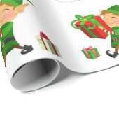 kerstpapier Elf Cadeaupapier (Rol Hoek)