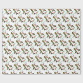 kerstpapier Elf Possum Cadeaupapier (Vlak)