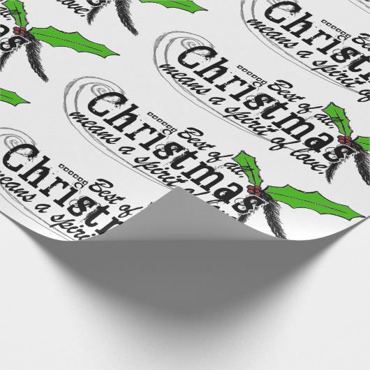 kerstpapier en liefdespapier cadeaupapier (Hoek)