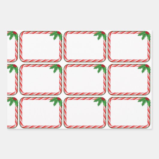 kerstpapier en papier voor de onmiddellijke verpak inpakpapier vel (Voorkant 2)