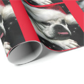 kerstpapier Engelstalig bulledog Cadeaupapier (Rol Hoek)