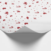 kerstpapier, glanzend ompakken cadeaupapier (Hoek)