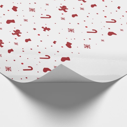 kerstpapier, glanzend ompakken cadeaupapier (Hoek)