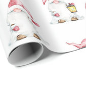kerstpapier - Gnomen met cadeaus Cadeaupapier (Rol Hoek)