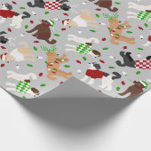 kerstpapier Goldendole Labradoodle Wrapping Paper Cadeaupapier (Hoek)
