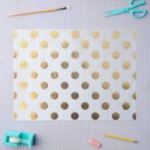 kerstpapier/goudolie-Stippen Tissuepapier (Craft)