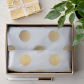 kerstpapier/goudolie-Stippen Tissuepapier (Geschenk)