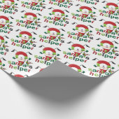kerstpapier Helper Elf van kerstcadeautje Cadeaupapier (Hoek)