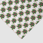 kerstpapier Holly Berry Tissuepapier (Detail)