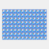 kerstpapier, ideaal voor kerstcadeautjes inpakpapier vel (Voorkant 2)