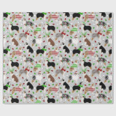 kerstpapier in Australische schapenhouderij Cadeaupapier (Vlak)