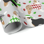 kerstpapier in Australische schapenhouderij Cadeaupapier (Rol Hoek)