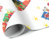 kerstpapier in Las Vegas Cadeaupapier (Rol Hoek)