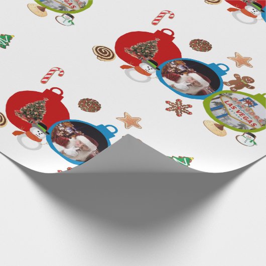 kerstpapier in Las Vegas Cadeaupapier (Hoek)