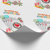 kerstpapier in Las Vegas Cadeaupapier (Hoek)