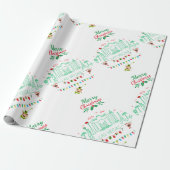 kerstpapier in Las Vegas Cadeaupapier (Uitgerold)