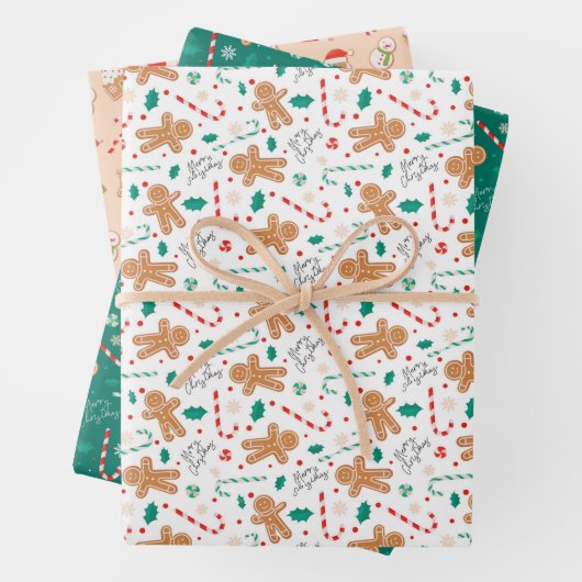 kerstpapier inpakpapier vel (In situ)