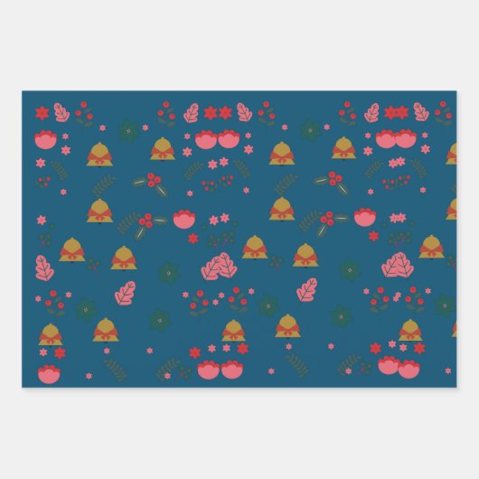 kerstpapier inpakpapier vel (Voorkant)