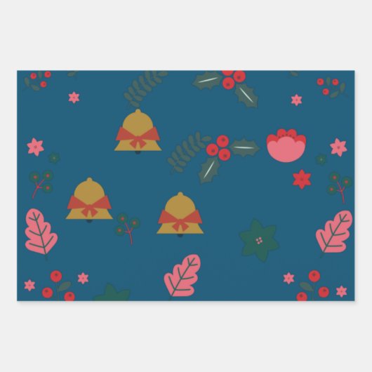 kerstpapier inpakpapier vel (Voorkant 3)