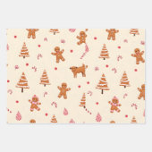 kerstpapier inpakpapier vel (Voorkant 3)