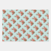 kerstpapier inpakpapier vel (Voorkant 3)