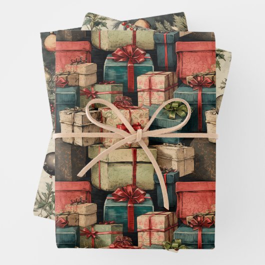  kerstpapier inpakpapier vel (In situ)