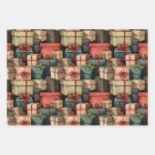  kerstpapier inpakpapier vel (Voorkant)