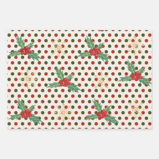 kerstpapier inpakpapier vel (Voorkant)