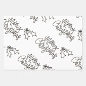 kerstpapier inpakpapier vel (Voorkant 3)