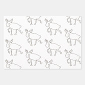 kerstpapier inpakpapier vel (Voorkant 2)