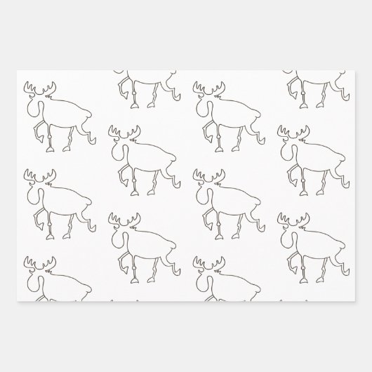 kerstpapier inpakpapier vel (Voorkant)