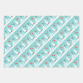 kerstpapier inpakpapier vel (Voorkant 3)