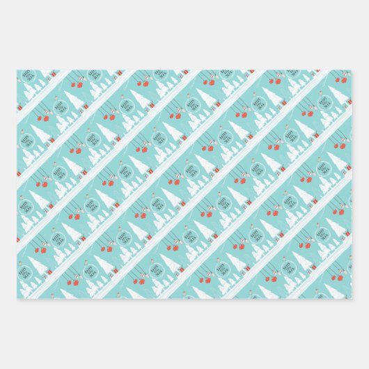 kerstpapier inpakpapier vel (Voorkant 3)