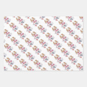 kerstpapier inpakpapier vel (Voorkant 3)