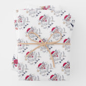 kerstpapier inpakpapier vel (In situ)